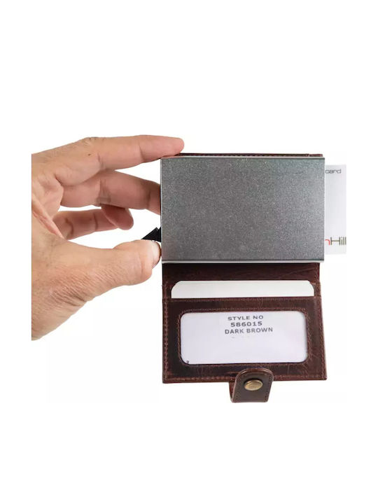 Portofel bărbătesc Clasice cu RFID Maro