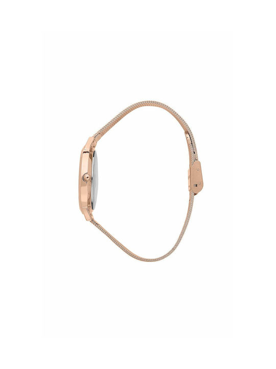 B&G Uhr mit Rose Gold Metallarmband