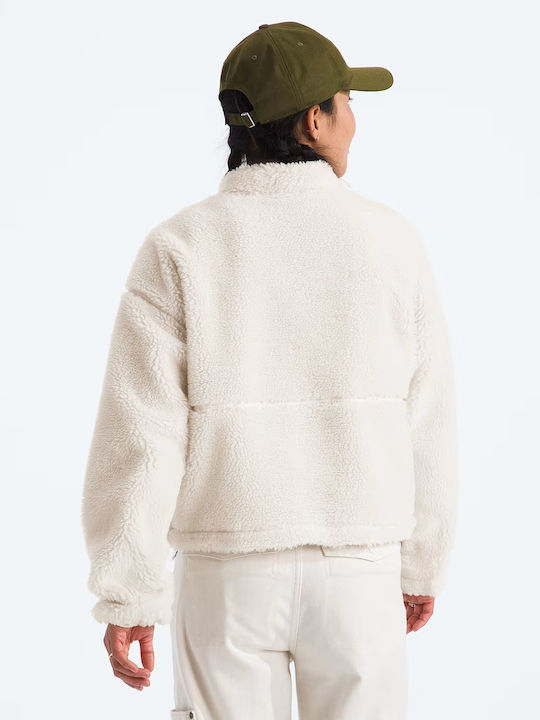 Pile Women's Short Lifestyle Jacket for Winter White Dune