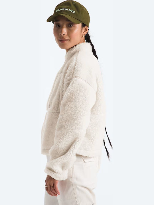 Pile Women's Short Lifestyle Jacket for Winter White Dune