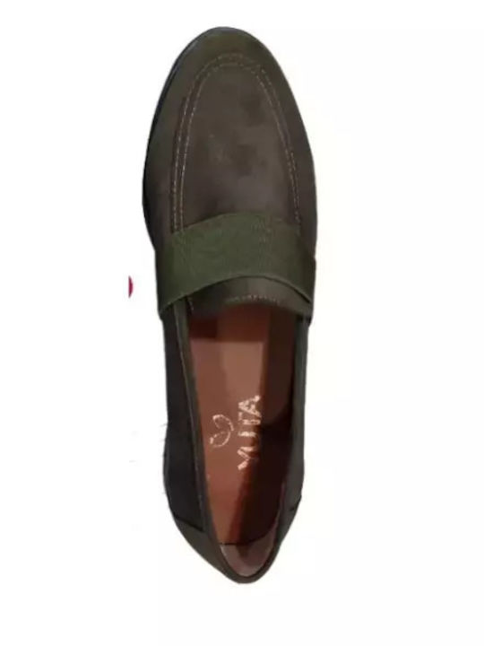 Γυναικεία Loafers σε Πράσινο Χρώμα