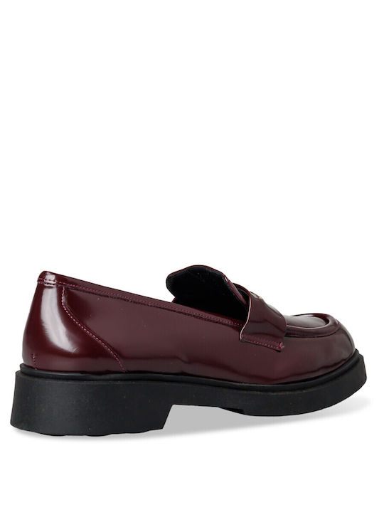 Envie Shoes Women's Loafers in Red Color