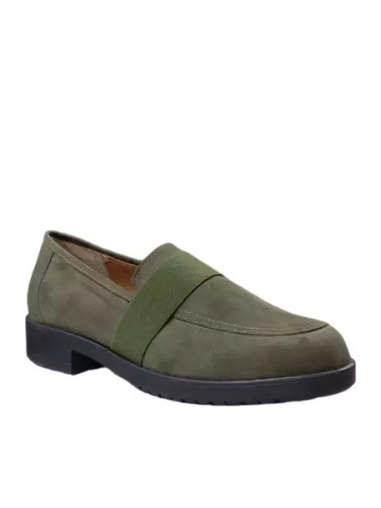 Γυναικεία Loafers σε Πράσινο Χρώμα