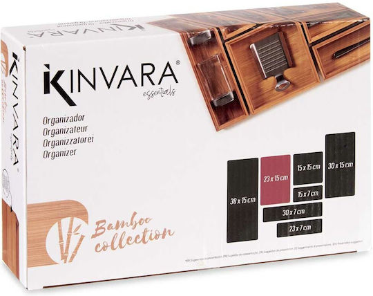 Kinvara Επιτραπέζια Βάση Bamboo 23x15x5εκ. Καφέ Kinvara Επιτραπέζια Βάση Bamboo 23x15x5εκ. Καφέ