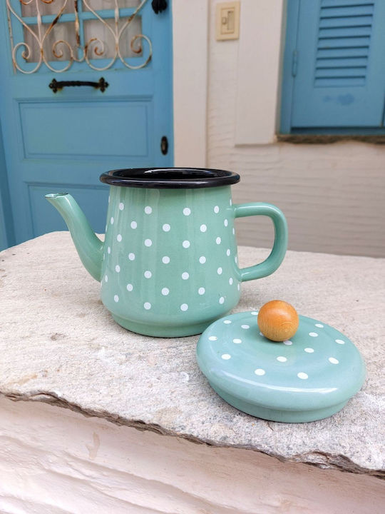 Teapot Enamel Pistachio 700ml