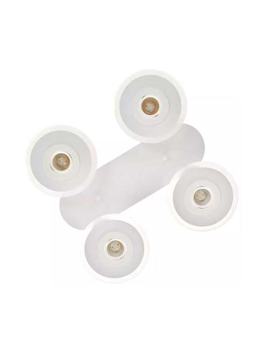 Lander Ceiling Light White Elbulgaria Led 84w 3000-6000k 2780/4 Lander Ceiling Light White Elbulgaria Led 84w 3000-6000k 2780/4
