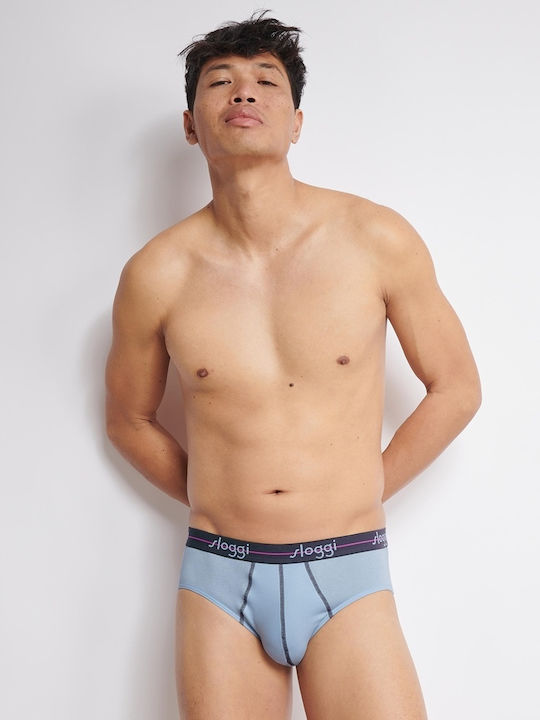 Sloggi Start Midi Men's Briefs 2Pack Blue