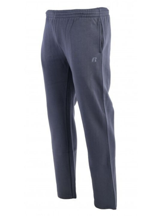 Open Leg Pant Sweatpants without Elastic Blue