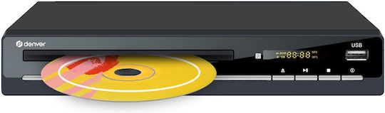 Denver DVD Player DVH-7787 with USB Media Player Capability Black