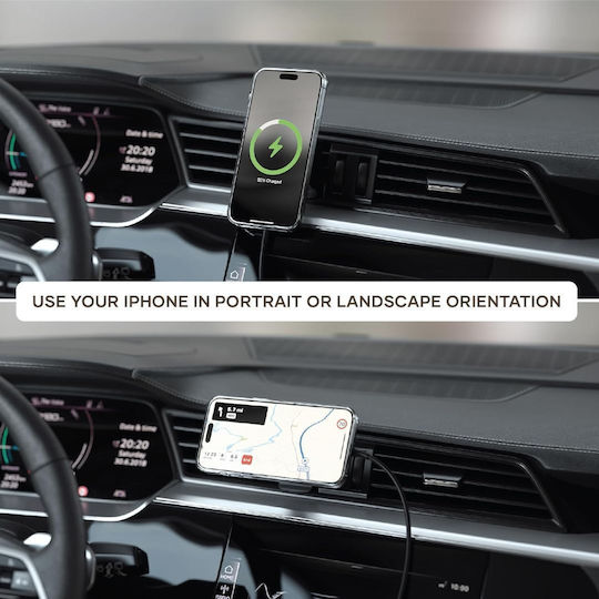 Satechi Auto Handyhalterung mit Magnet MagSafe Gray