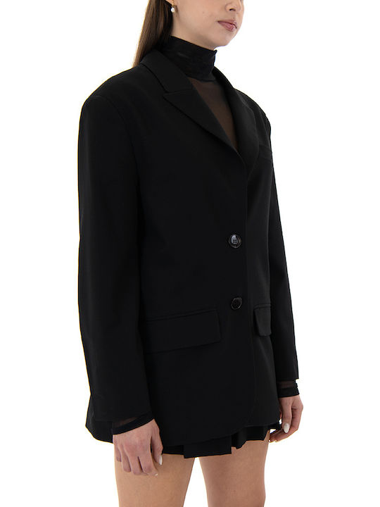 Black n Black Lang Damen Blazer Black