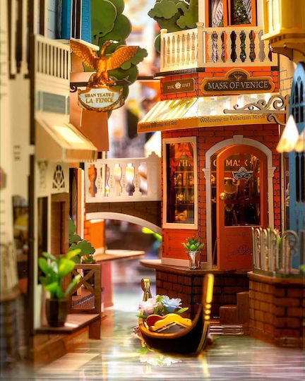 Rolife Construction Toy Wooden Stories in Books Romantic Venice Led Edition for Children 14+ Years