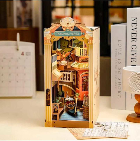 Rolife Construction Toy Wooden Stories in Books Romantic Venice Led Edition for Children 14+ Years