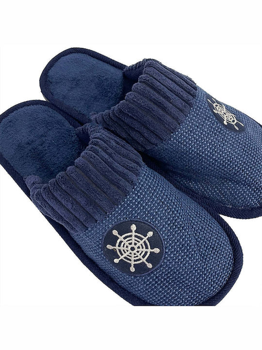 Ustyle Men's Slipper Blue