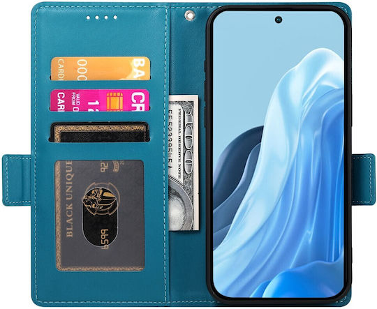 Dierfeng Book Δερματίνης / Σιλικόνης / Πλαστικό Μπλε (Samsung Galaxy M35 5G, DIERFENG)