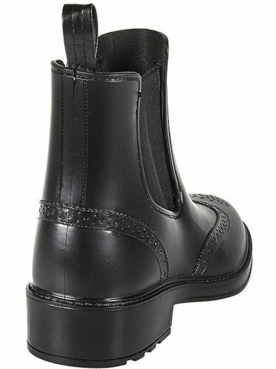 Women's Short Wellies Black