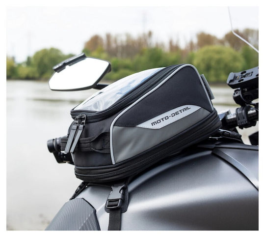 Moto-Detail Motorcycle Tank Bag with Straps 4lt