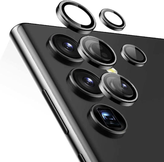 Lens Protector Προστασία Κάμερας Tempered Glass Μαύρο για το Samsung Galaxy S24 Ultra
