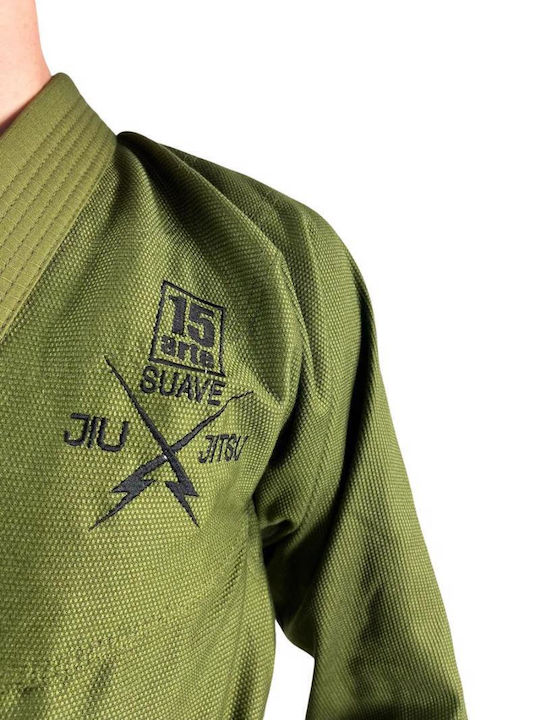 Soiltecnique Ανδρική Ζακέτα Brazilian Jiu Jitsu Πράσινη