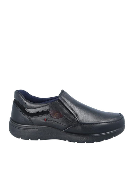 Δερμάτινα Ανδρικά Loafers σε Μαύρο Χρώμα