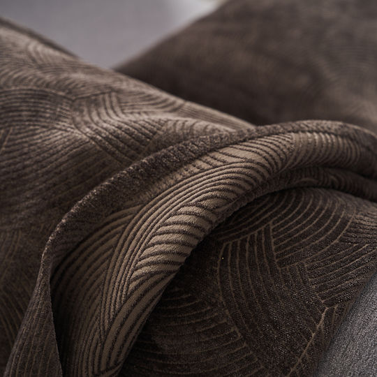 Gofis Home Триместен диван Throw Nimbus 180x310см. Dark Chocolate 447/41