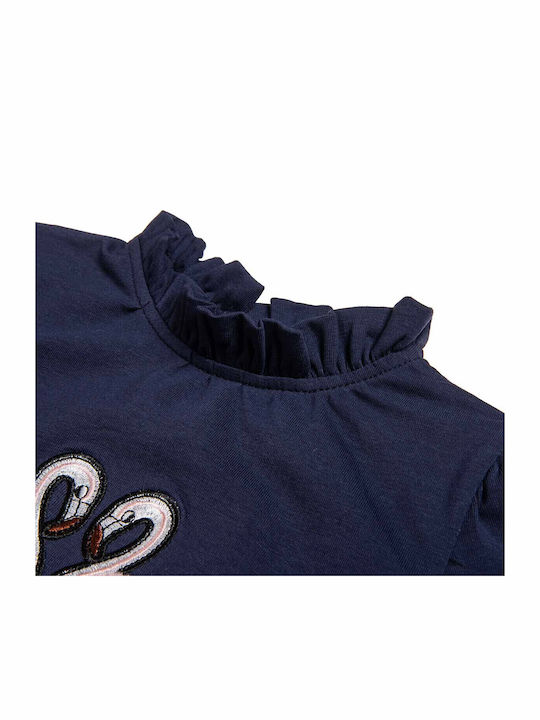 Kinderhemd Langarm Blau