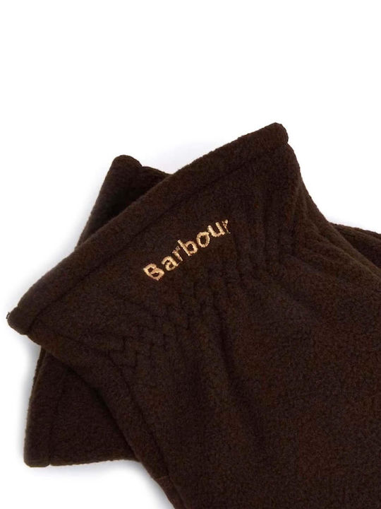 Barbour Men's Fleece Gloves Brown