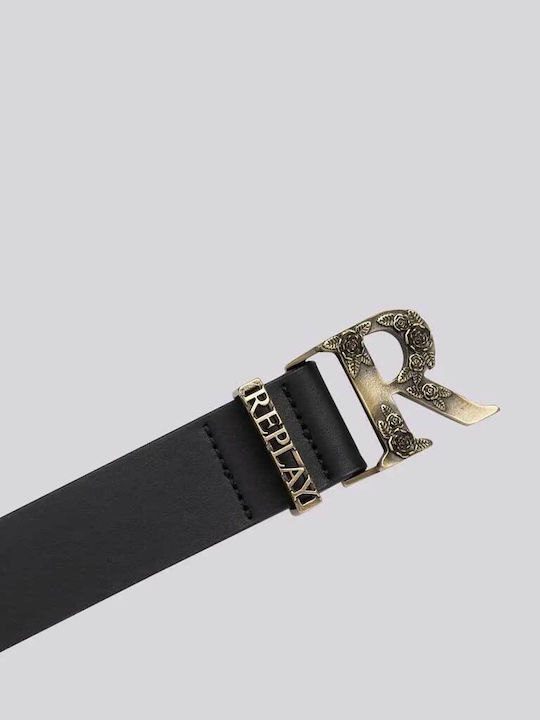 Leder Damen Gürtel Schwarz