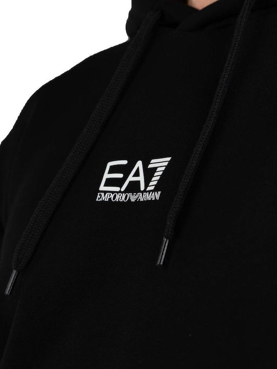 Sweatshirt with Hood Black