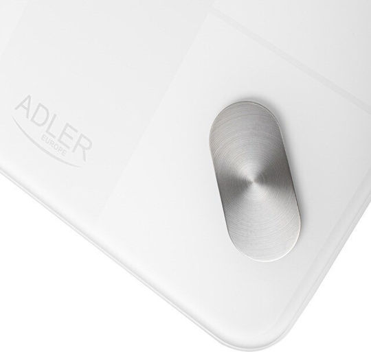 Adler Intelligente Badezimmerwaage 180kg mit Bluetooth Weiße AD 8186