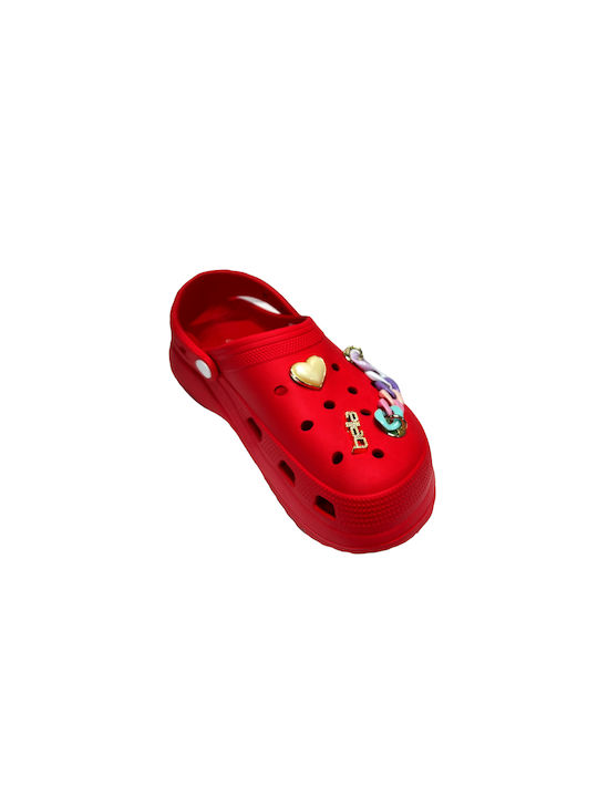 Calzedoro Women's Clogs Red