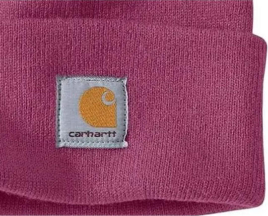 Beanie Unisex Σκούφος Πλεκτός σε Μωβ χρώμα