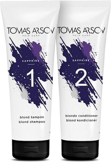 Tomas Arsov Sapphire Σετ Περιποίησης Μαλλιών Αναδόμησης & Θρέψης για Βαμμένα Μαλλιά με Σαμπουάν & Conditioner 2τμχ