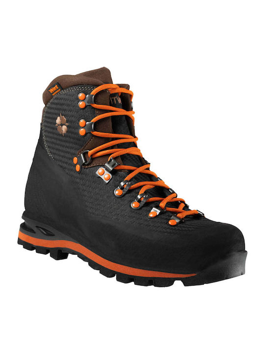 Fitwell Jek Αδιάβροχα Μποτάκια Κυνηγιού Black/Orange