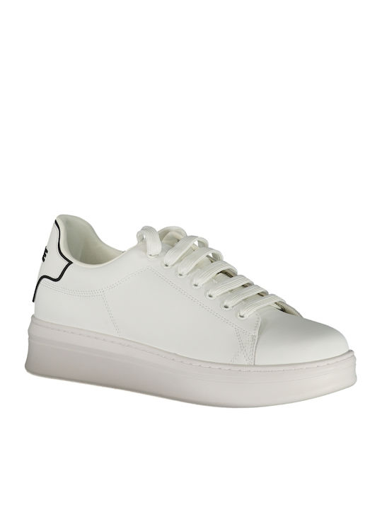 Ανδρικά Flatforms Sneakers Bianco