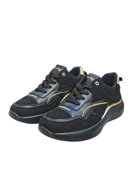 Γυναικεία Ανατομικά Sneakers Μαύρα
