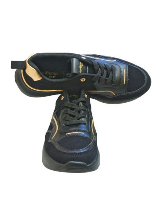 Γυναικεία Ανατομικά Sneakers Μαύρα