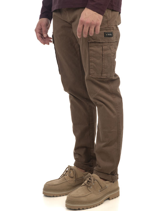 Hose Cargo Elastisch in Schlanker Passform Cigar