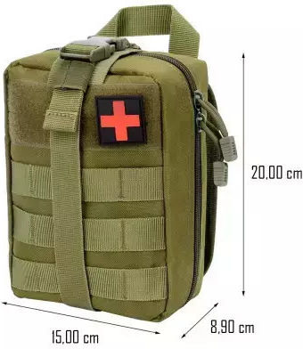 TacMed Military Pouch Belt Khaki