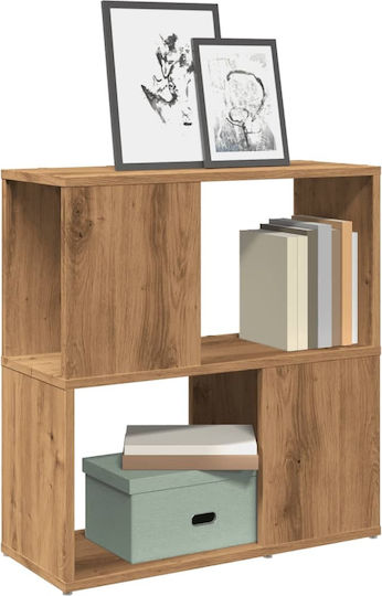 Artisan Wooden Bookcase 60x24x63cm