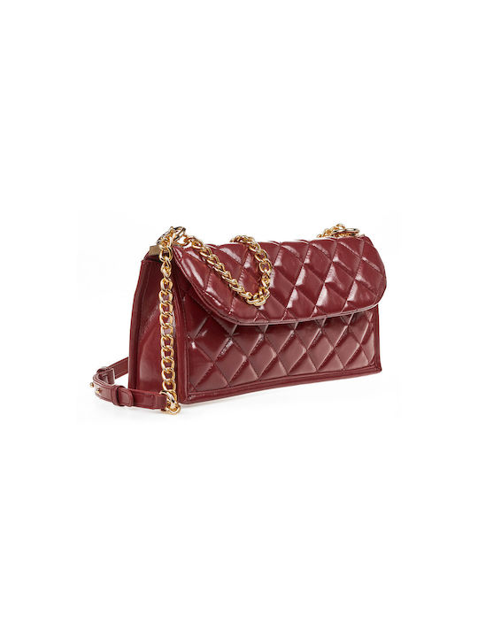 Verde Women's Bag Shoulder Burgundy