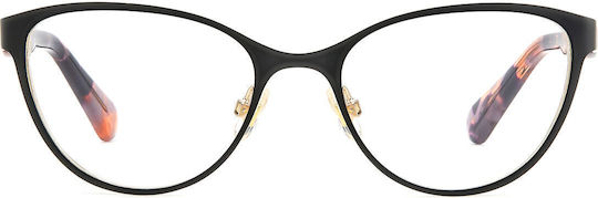 Kate Spade Παιδικός Μεταλλικός Σκελετός Γυαλιών Cat Eye Μαύρος