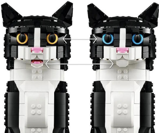 LEGO Ideas Tuxedo Cat for 18+ Years 1710 Pieces