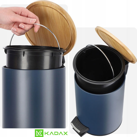 Kadax Metalic Perie de toaletă 3lt Albastru