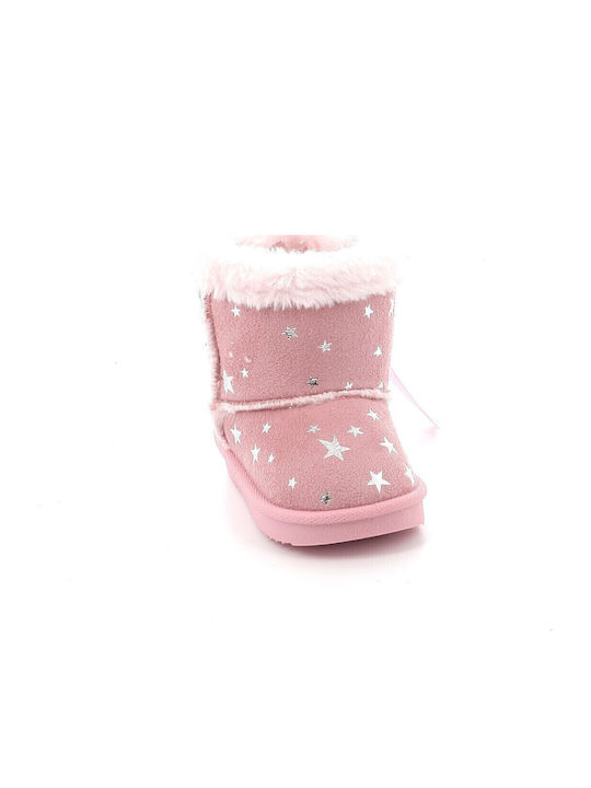 Lederne Kinderstiefeletten Rosa