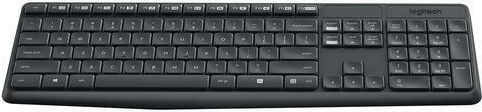 Logitech Wireless Combo MK235 Комплект клавиатура и мишка Български Черен