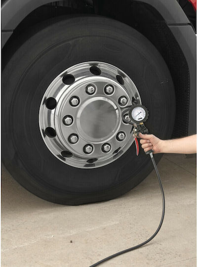 Lampa Air Pressure Gauge with Tyre Inflator Pistol L7401.8