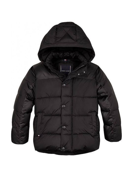 Kids' Casual Jacket with Hood Black