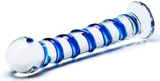 Passion Labs Glasdildo Blau 16cm