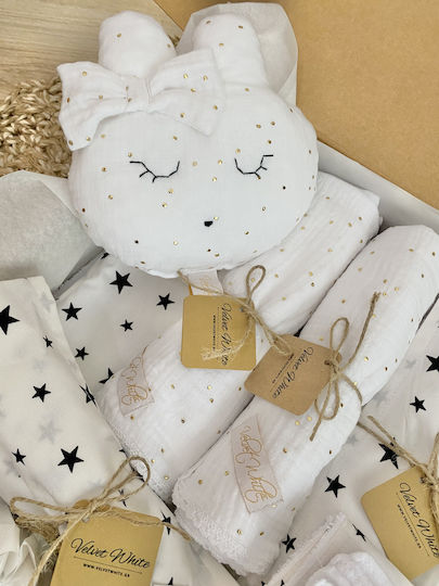 Velvet White Geschenkset für Babys